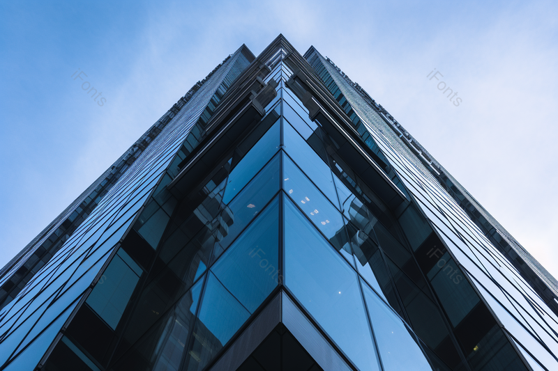 蓝色写字楼城市建筑摄影实拍图,高清,摄影图,摄影图片,图片大全,摄影图免费下载